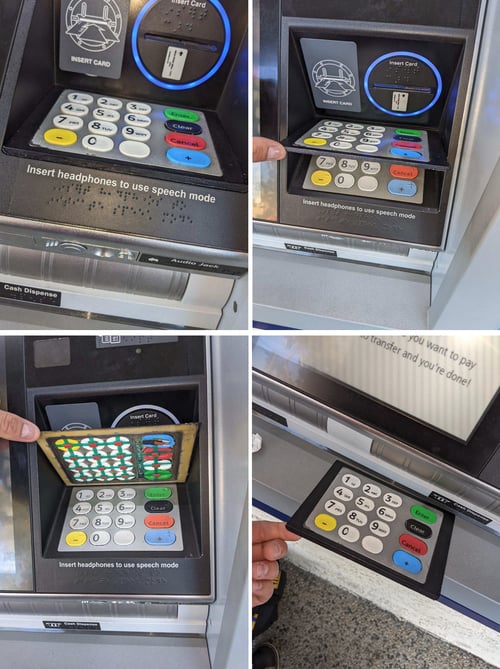 New Style Keypad Overlay PIN Capture Device